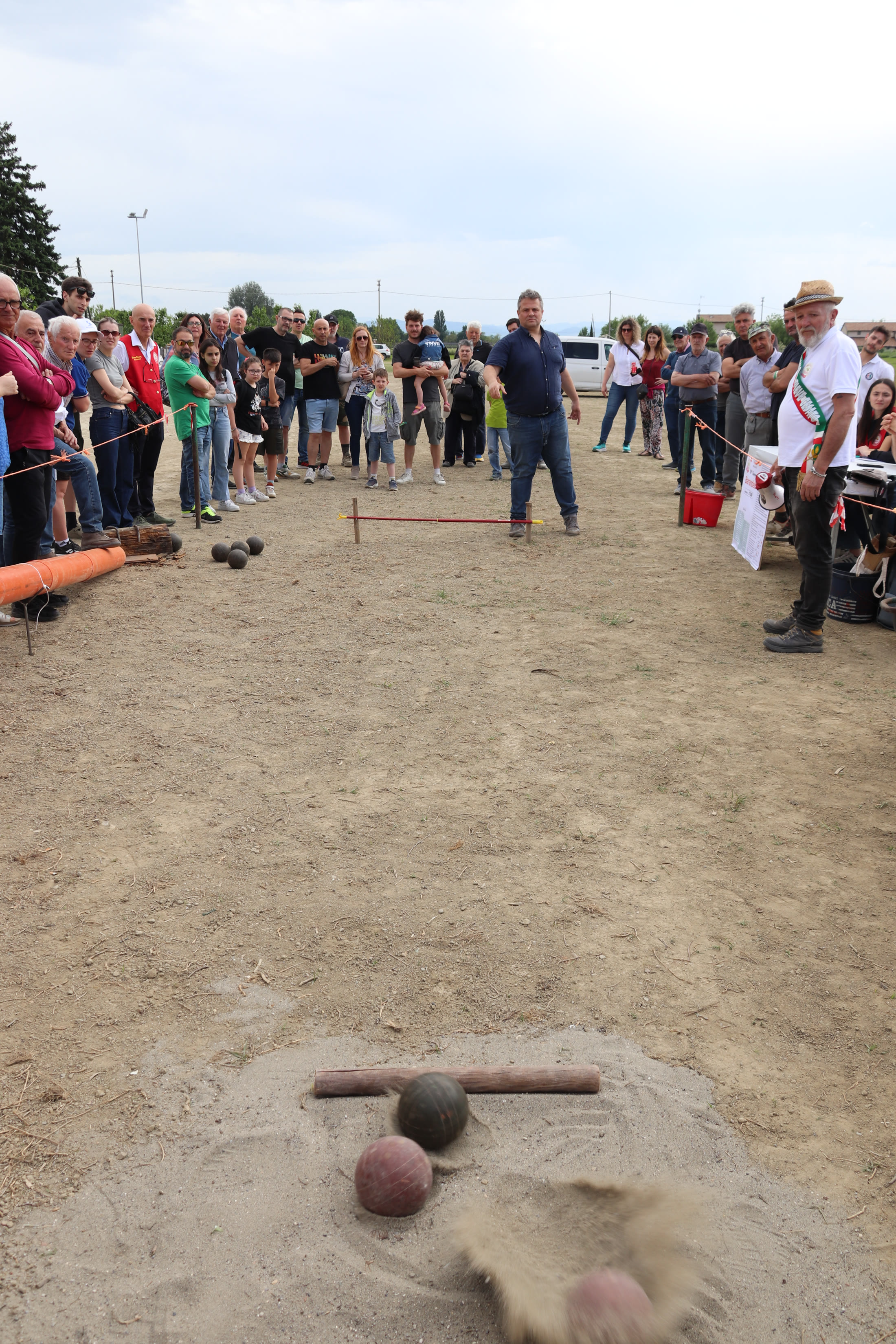 Pubblico e area di gioco del torneo di Barandell